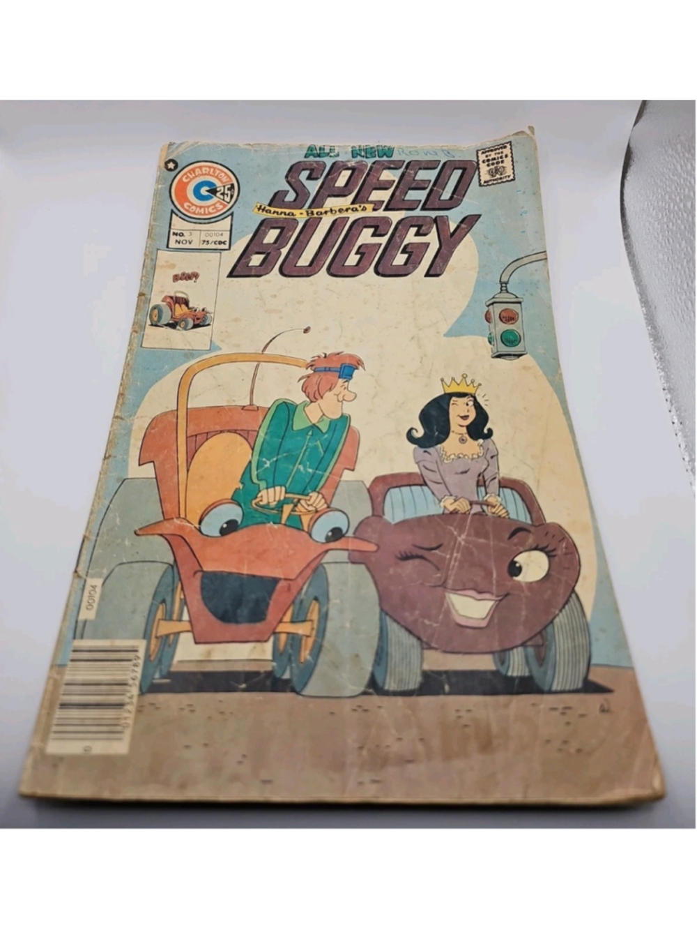 Hanna Barbera's Speed Buggy No. 3 November 1975 Charlton Comics Comic Book